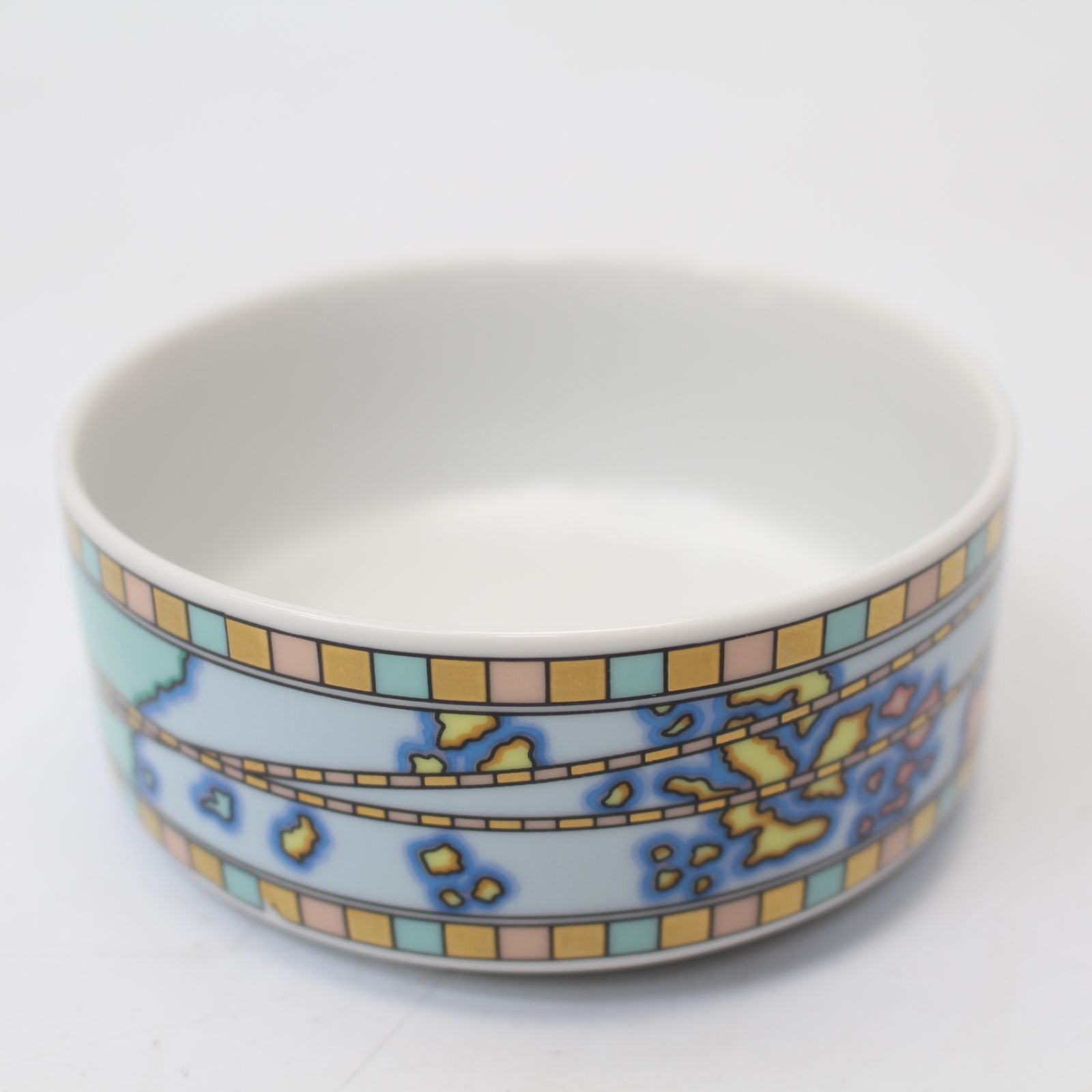 A477】TIFFANY&Co. ボンボニエール マップ 地球 小物入れ 陶器