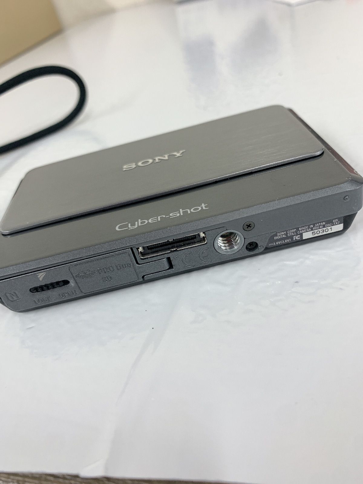 3【通電・動作確認済】SONY ソニー Cyber-shot DSC-TX7 デジカメ 