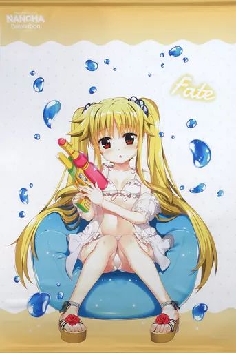 タペストリー フェイト T ハラオウン フェイト水鉄砲ver. ほぼ等身大タペストリー 魔法少女リリカルなのは Detonation C96グッズ