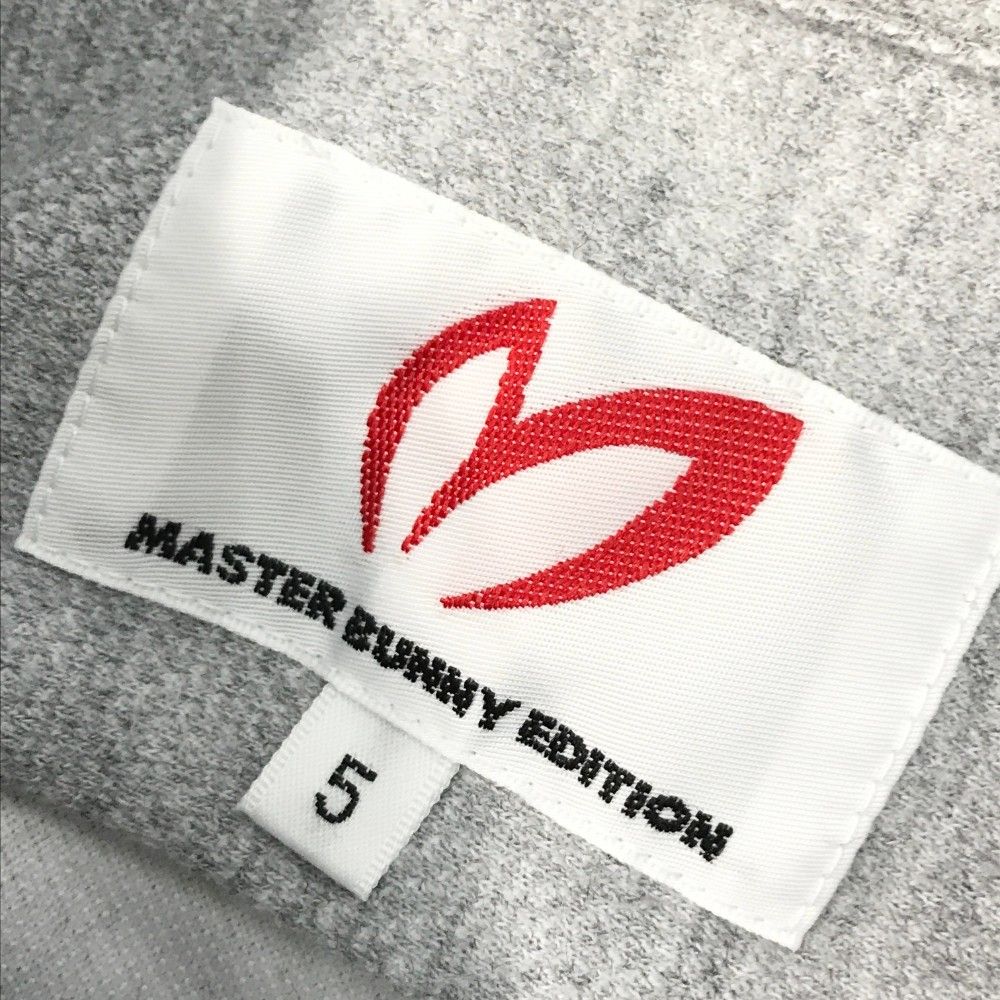 MASTER BUNNY EDITION グレー長袖シャツ サイズ5 サイズ：5 MASTER BUNNY EDITION マスターバニーエディション