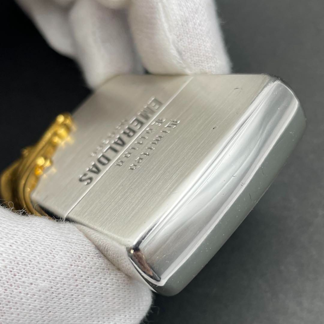 zippo クイーンエメラルダス ゴールドメタル 限定品 1998年製 zippo クイーンエメラルダス ゴールドメタル 限定品 1998年製