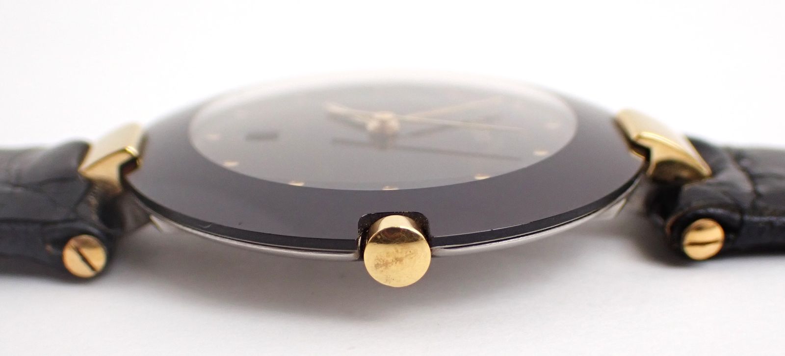 不動品 RADO(ラドー) クポール 129.4075.4N GP/革 ベルト非純正 尾錠非 