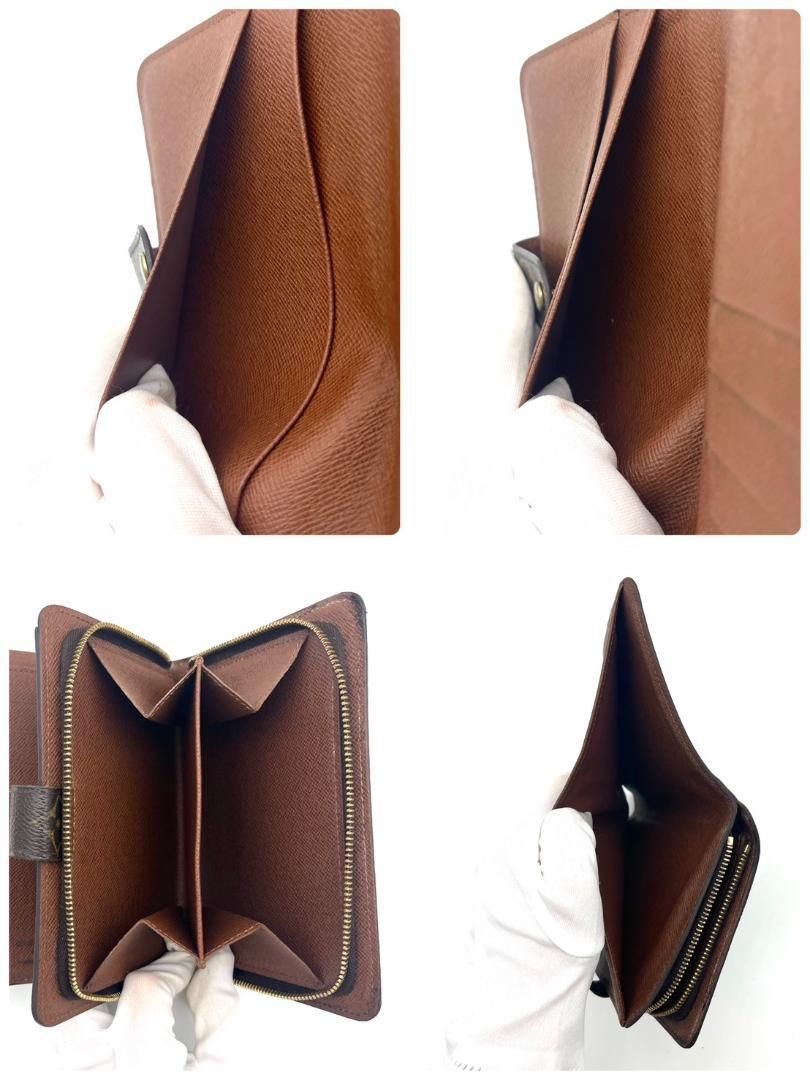 【極美品】ルイヴィトン モノグラム ポルトパピエ ジップ 二つ折り ブラウン 極美品】ルイヴィトン モノグラム ポルトパピエ・ジップ 二