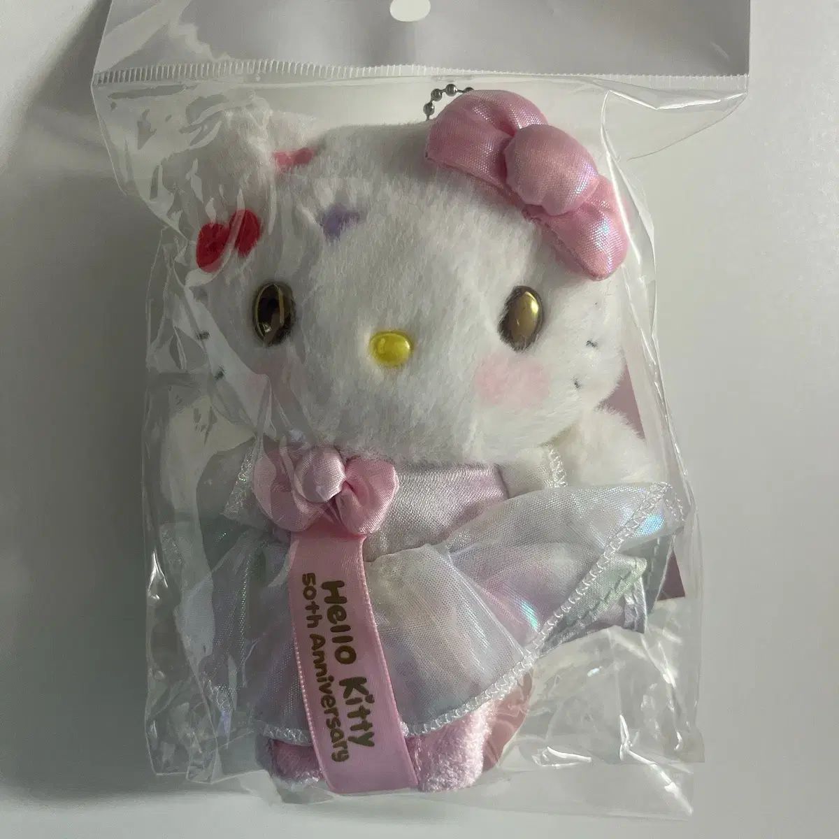 ハローキティ 50周年 ぬいぐるみ キーホルダー