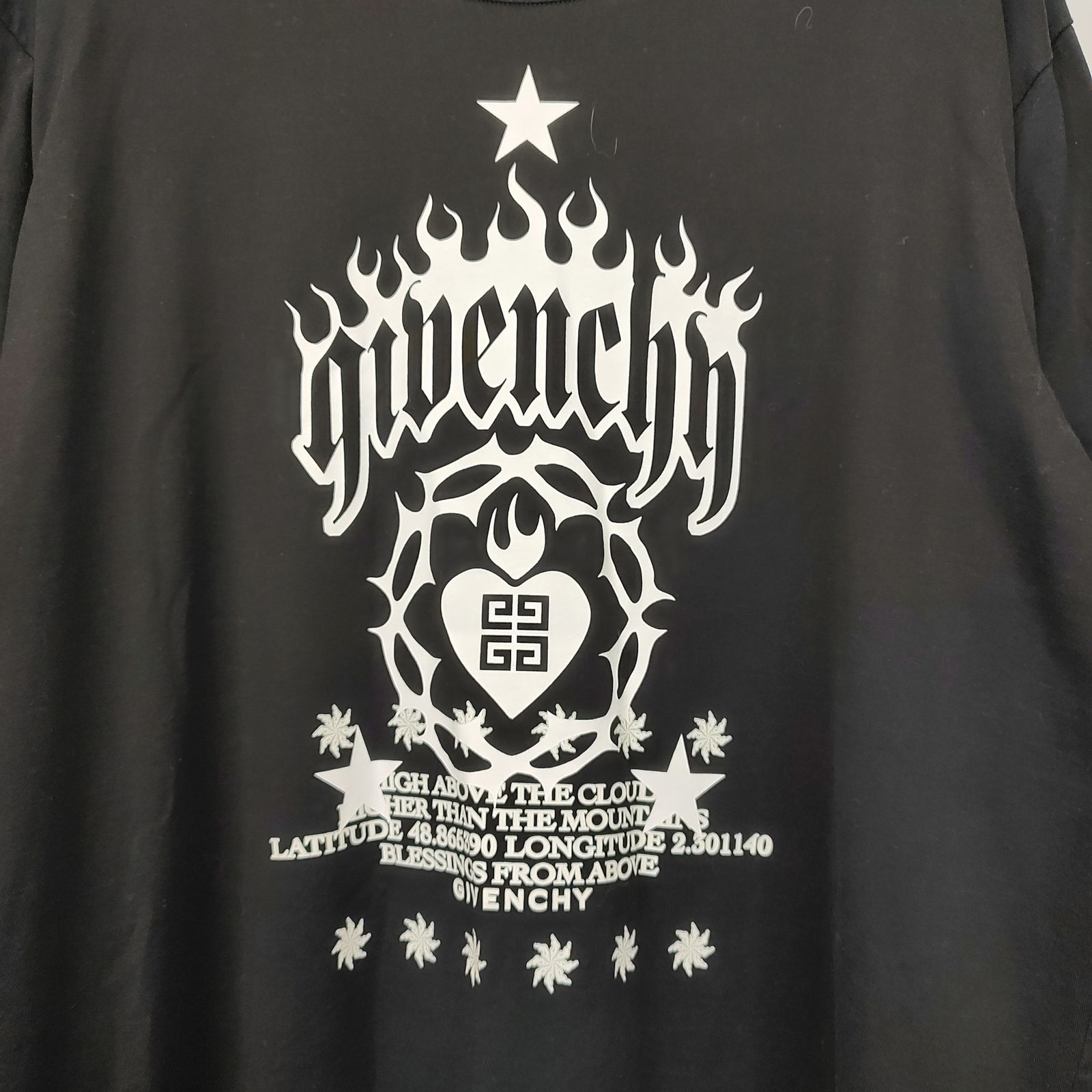 GIVENCHY ジバンシィ レイヤード ロング Tシャツ BM71G53YHU L 