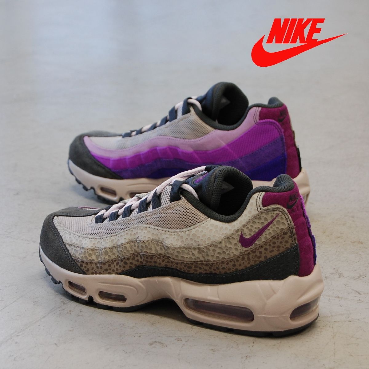 Nike air max 95 purple grey online