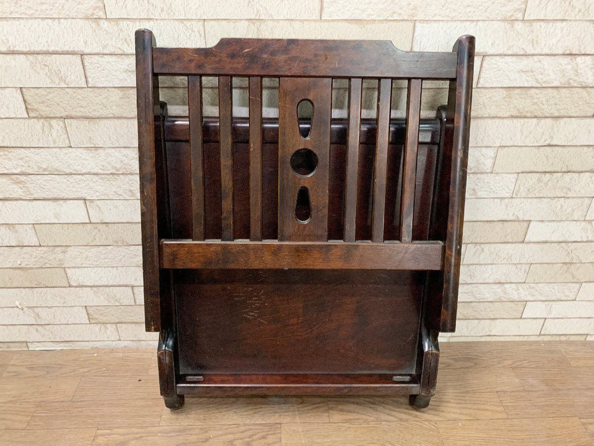 ◇北海道民芸 座椅子 木製 ローチェア 折り畳み 和家具 古民具 椅子