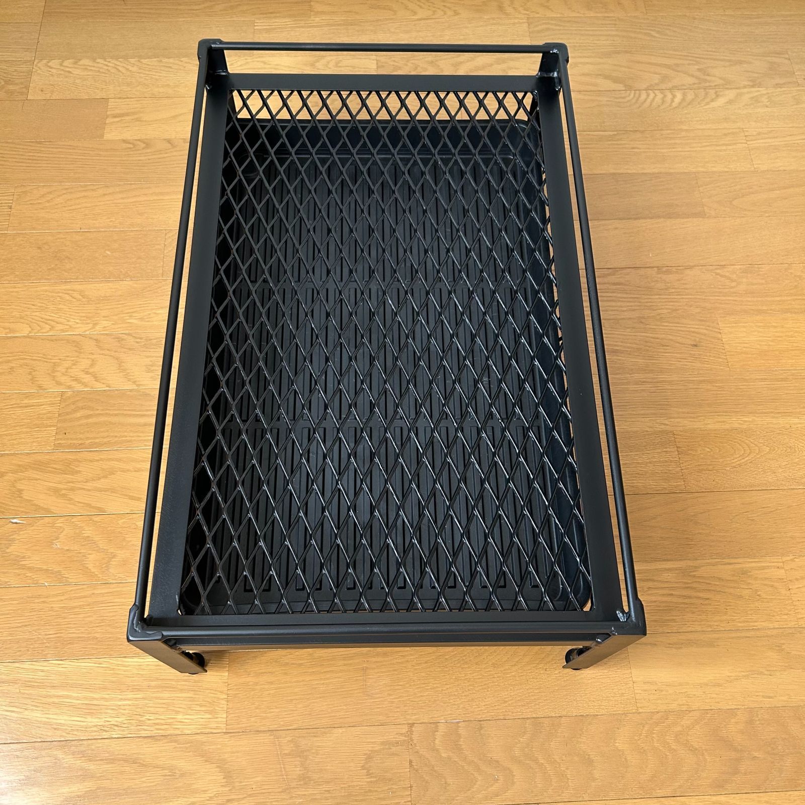 メッシュプランターラック 64cm x 40cm 受け皿グラキリス 根塊植物 
