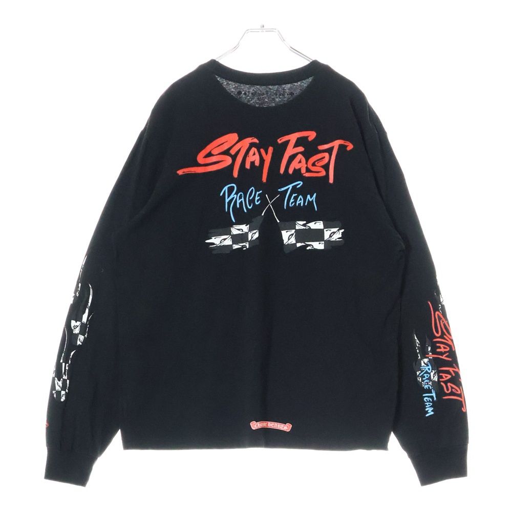 希少♪CH◆ Matty Boy Americanflag 袖ロゴ ホワイト ロンT CHROME HEARTS】クロムハーツ『Matty Boy Sex Records ロゴ 長袖