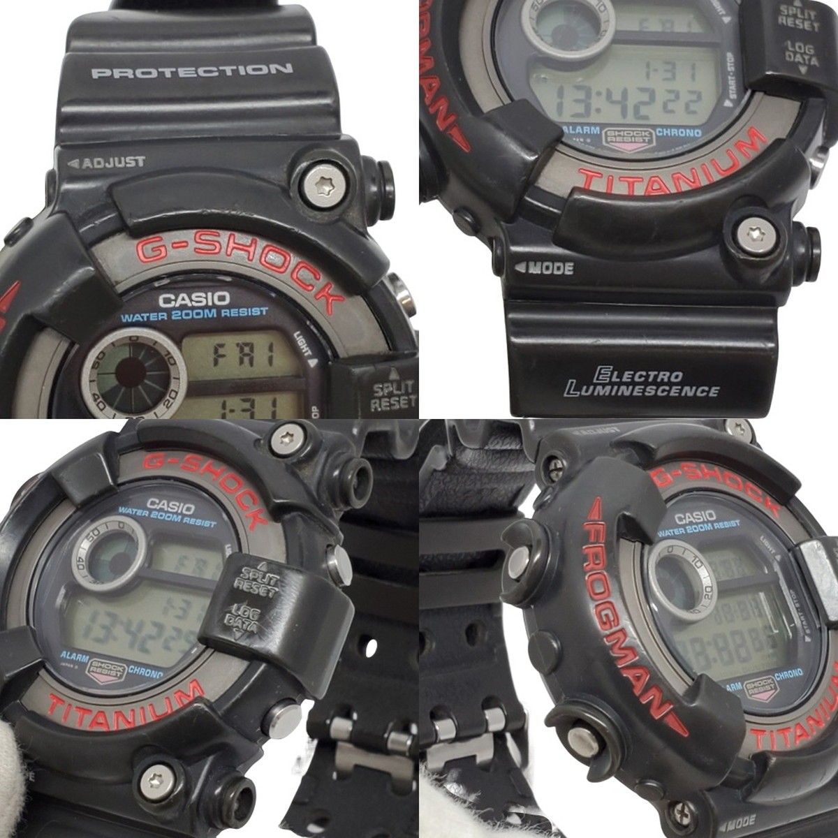 フロッグマン CASIO 代目 SHOCK FROGMAN チタン ブラック DW 8200