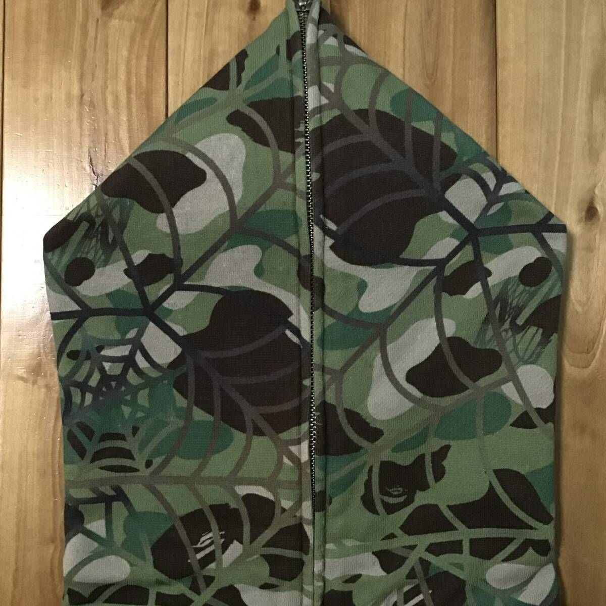 トップス スパイダーマン BAPE camo パーカー マーベル ベイプ APE