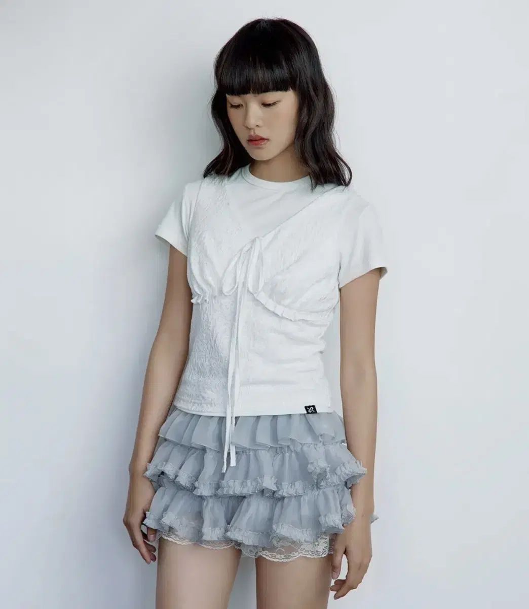 ラフネック チュチュ パンツ スカート グレー