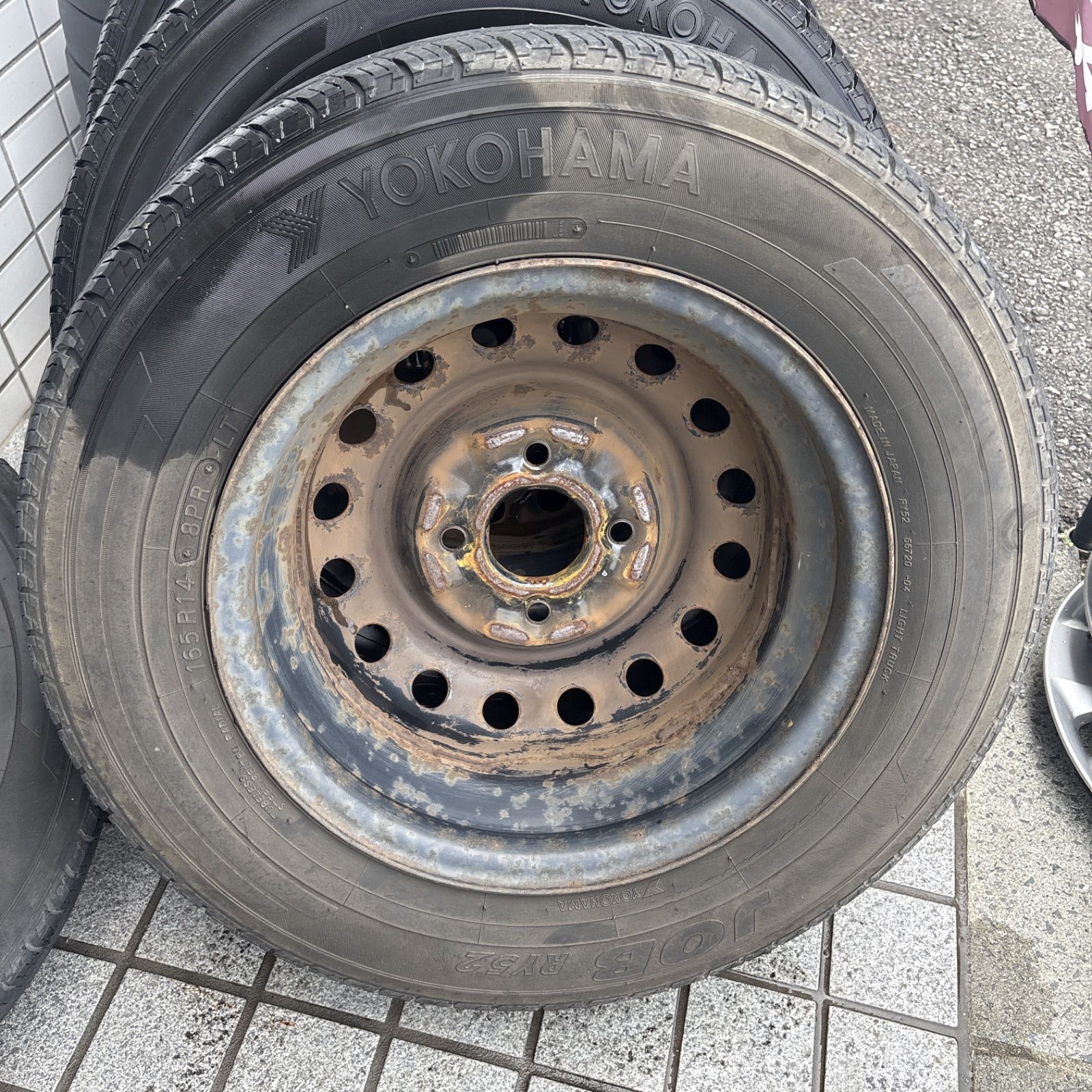 日産 ニッサン バネット NV200 割引 純正スチールホイールタイヤセット