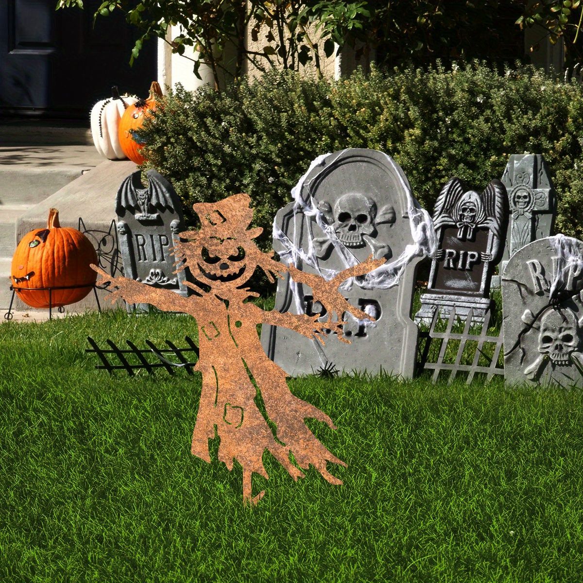 ガーデンピック ハロウィン装飾 ガーデニング オバケ案山子