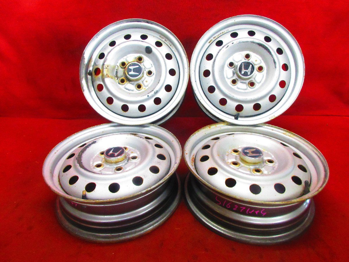 スチール ホイール 4本 ホンダ 純正 15×5J 5穴 PCD 114.3 +45 ハブ径