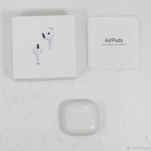 中古品〕 AirPods 4 アクティブノイズキャンセリング搭載 MXP93J／A