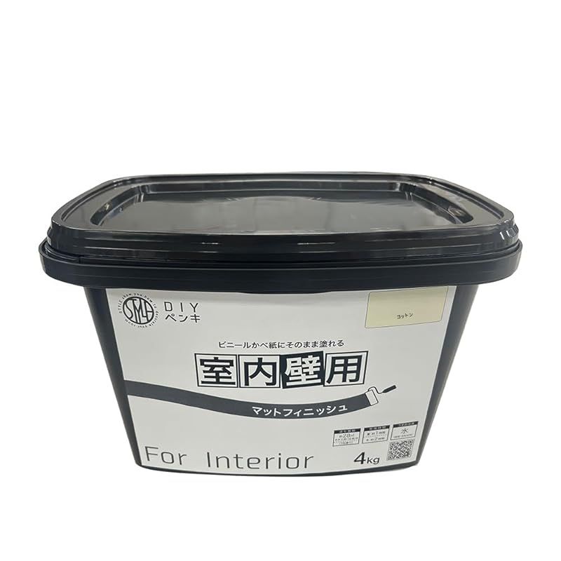 ニッペ ペンキ 塗料 STYLE DIYペンキ マットフィニッシュ 室内壁用 4kg