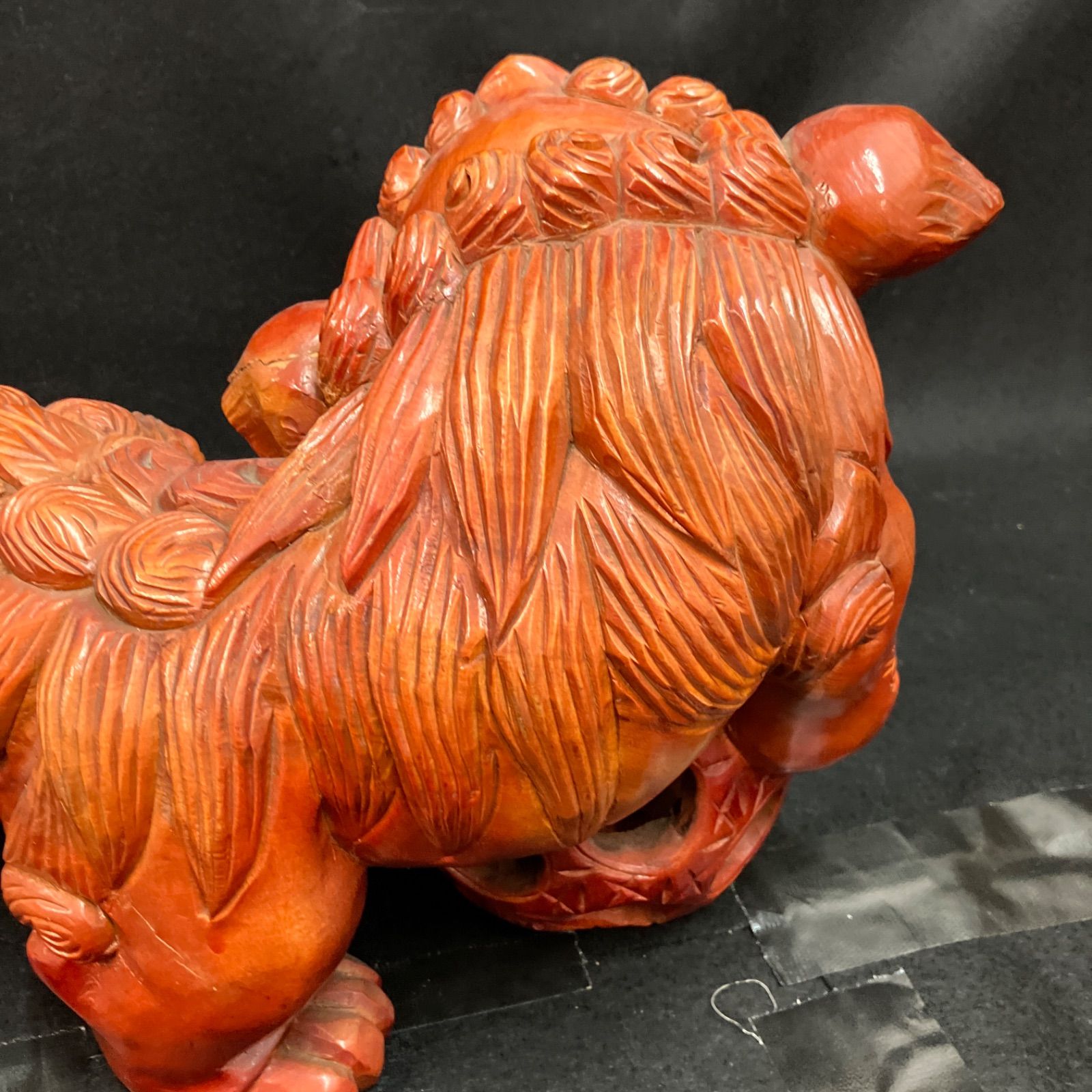 玉獅子 天然木彫 置物 骨董 彫刻 オブジェ 狛犬 魔除け 縁起物 シーサー Amazon.co.jp: UPKOCH シーサー 置き物 獅子 魔除け 狛犬 玄関 2個