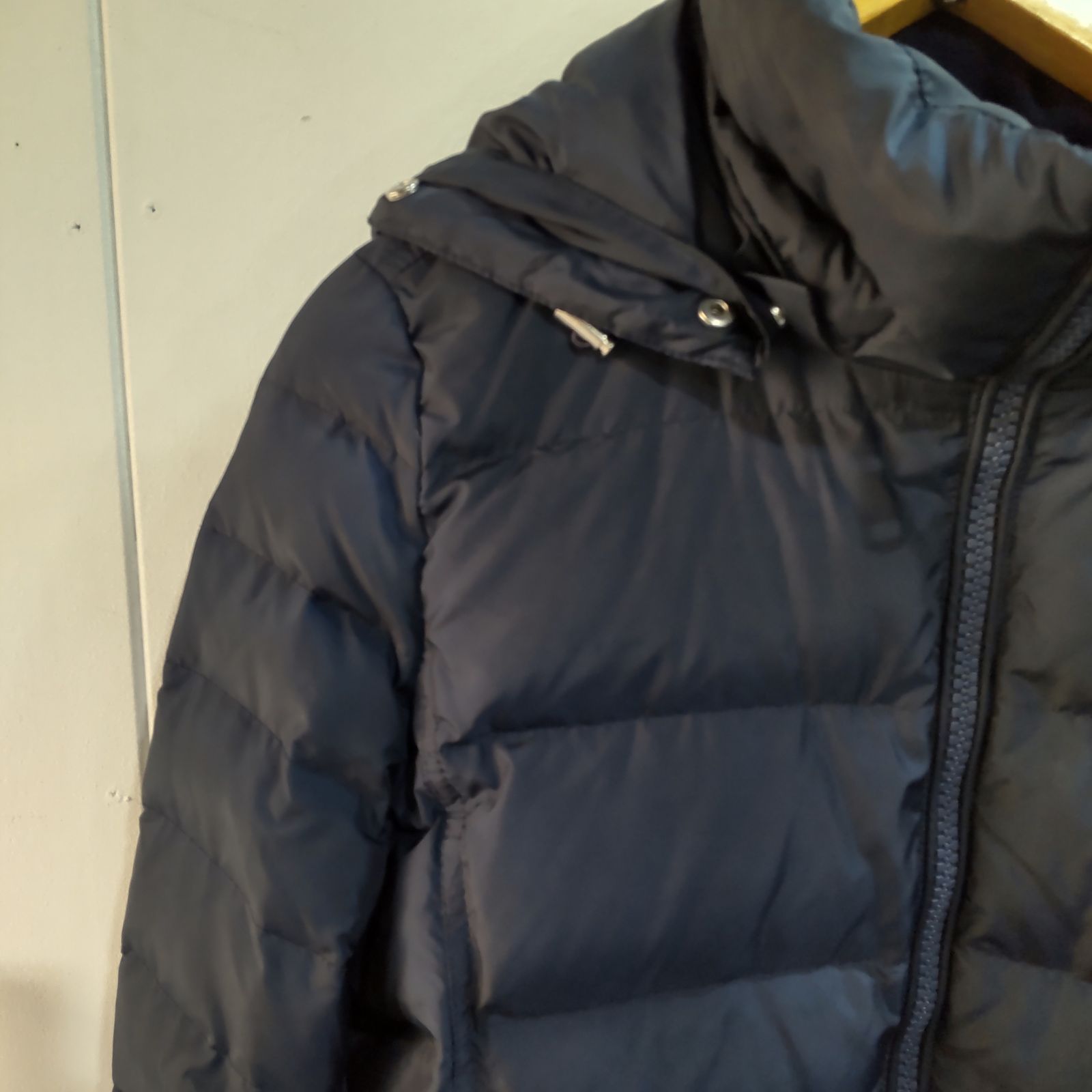 TOMMY HILFIGER トミーヒルフィガー レディース ロングダウン ネイビー 