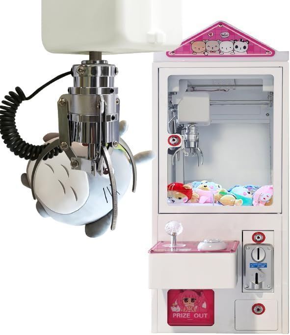 小型クレーンゲーム 三本爪クレーンアーム 業務用 自宅 本体 クレーンゲームマシン クレーンマシン 省スペース コンパクトクレ
