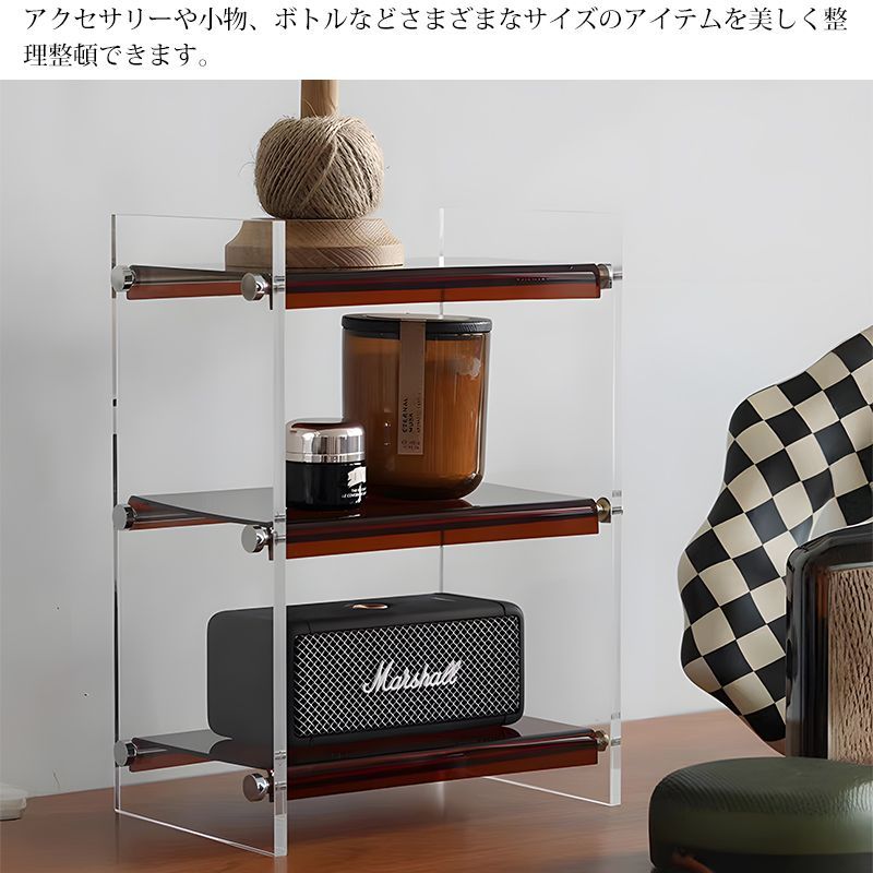 ディスプレイアクリル棚ラックシェルフ 楽天市場】【先着半額クーポン】ディスプレイラック 4段 縦型