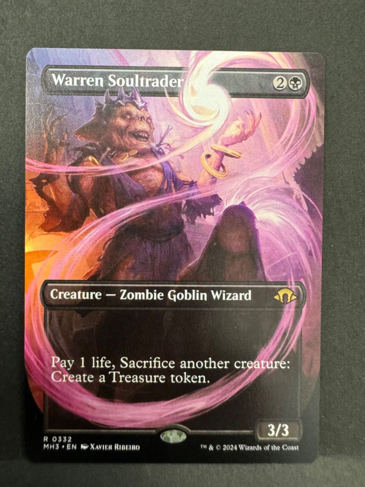 MTG 巣穴の魂商人 英語 ボーダーレス モダンホライゾン3 MH3 Warren 