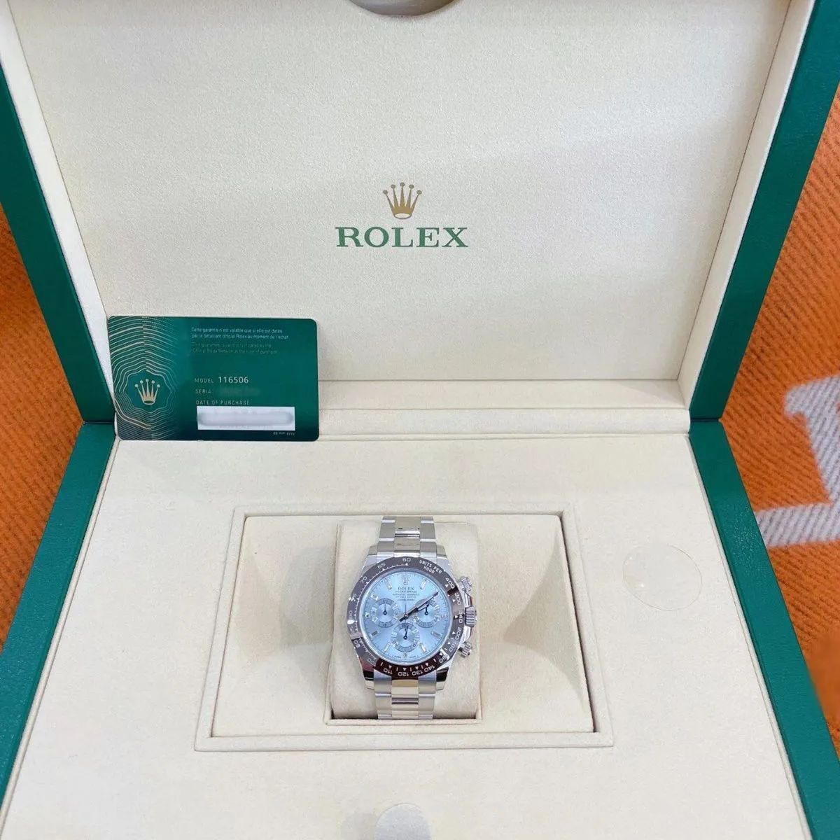 ご 大 です 販売 ロレックス デイトナ アイスブルー 116506 自動巻き｜ ｜ ♥-MM輸入