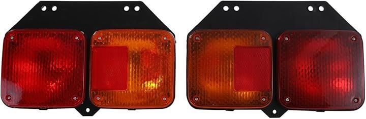 CustomDivine 互換品 日野 レンジャー テールランプ テールライト FC FD FE GD 純正 タイプ ウインカー 071061|7106R 等 トラック カスタム パーツ 社外品 左右セット