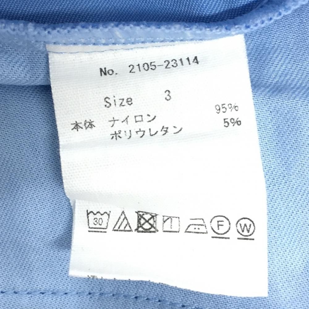 【美品】CPG ハーフパンツ ライトブルー ストレッチ ナイロン混 メンズ 3(L) ゴルフウェア 2023年モデル CPG 美品】CPG ハーフパンツ ライトブルー ストレッチ ナイロン混