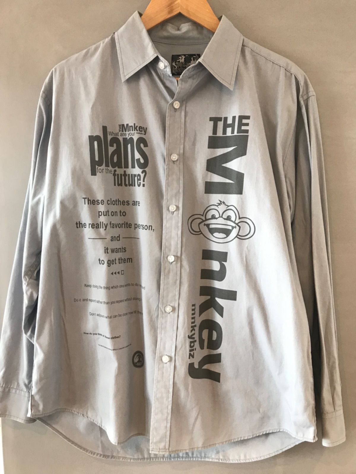 MNKYBIZ モンキービズ ロングスリーブシャツ 長袖 L/S ライト