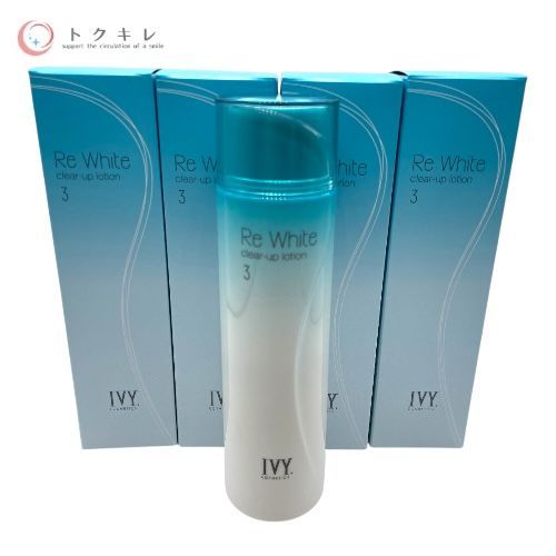 トクキレ IVY アイビー化粧品 Re White リ ホワイト クリアアップ ローション 化粧水 4点セット シミ そばかすが気になる方 スキンケア 透明感ケア 美白 うるおい対策に