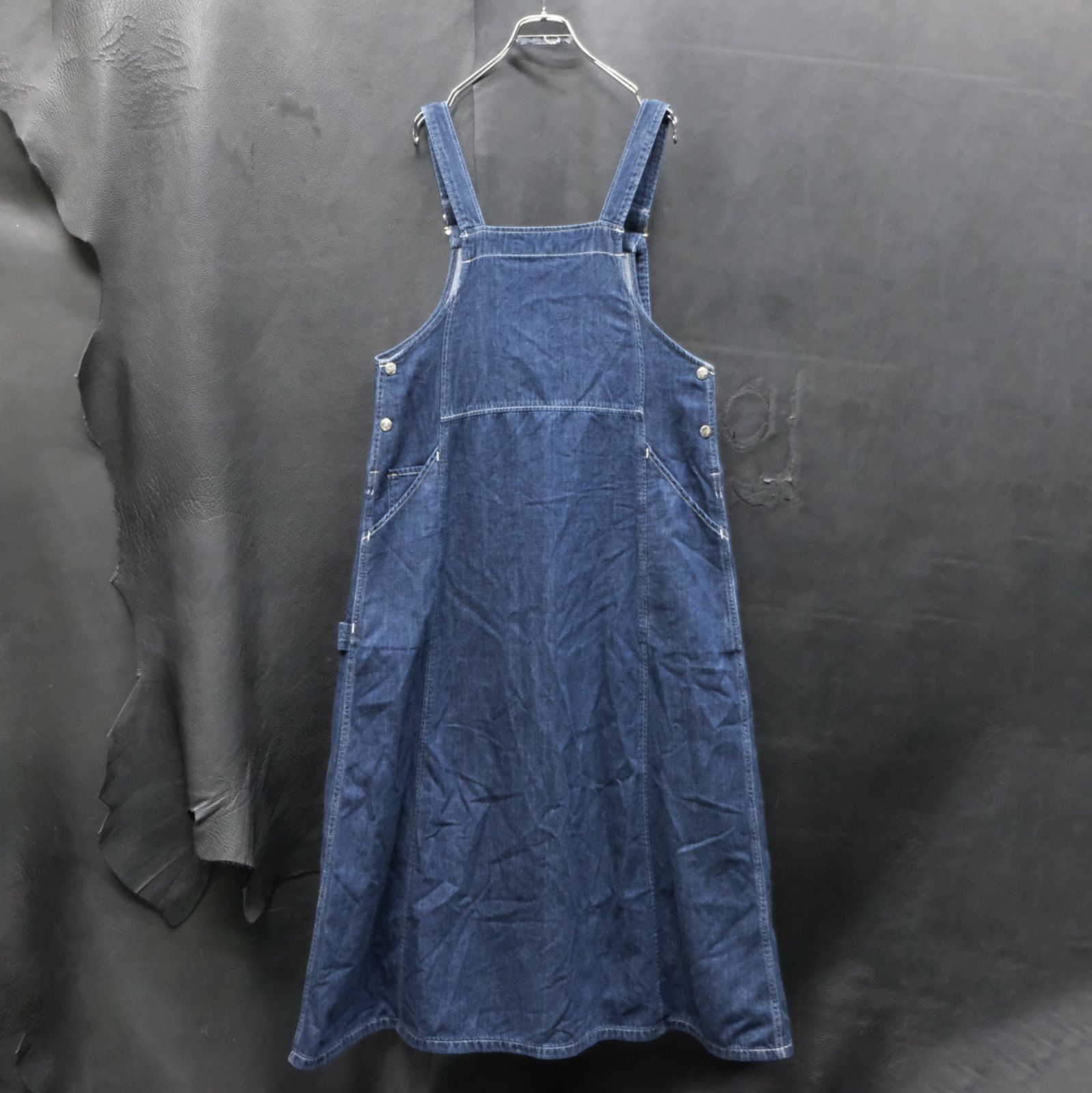 Wrangler EKAL デニム　オーバーオール　スカート　エカル 別注』Wrangler×EKAL デニムサロペット | エカル(EKAL) | マルイ