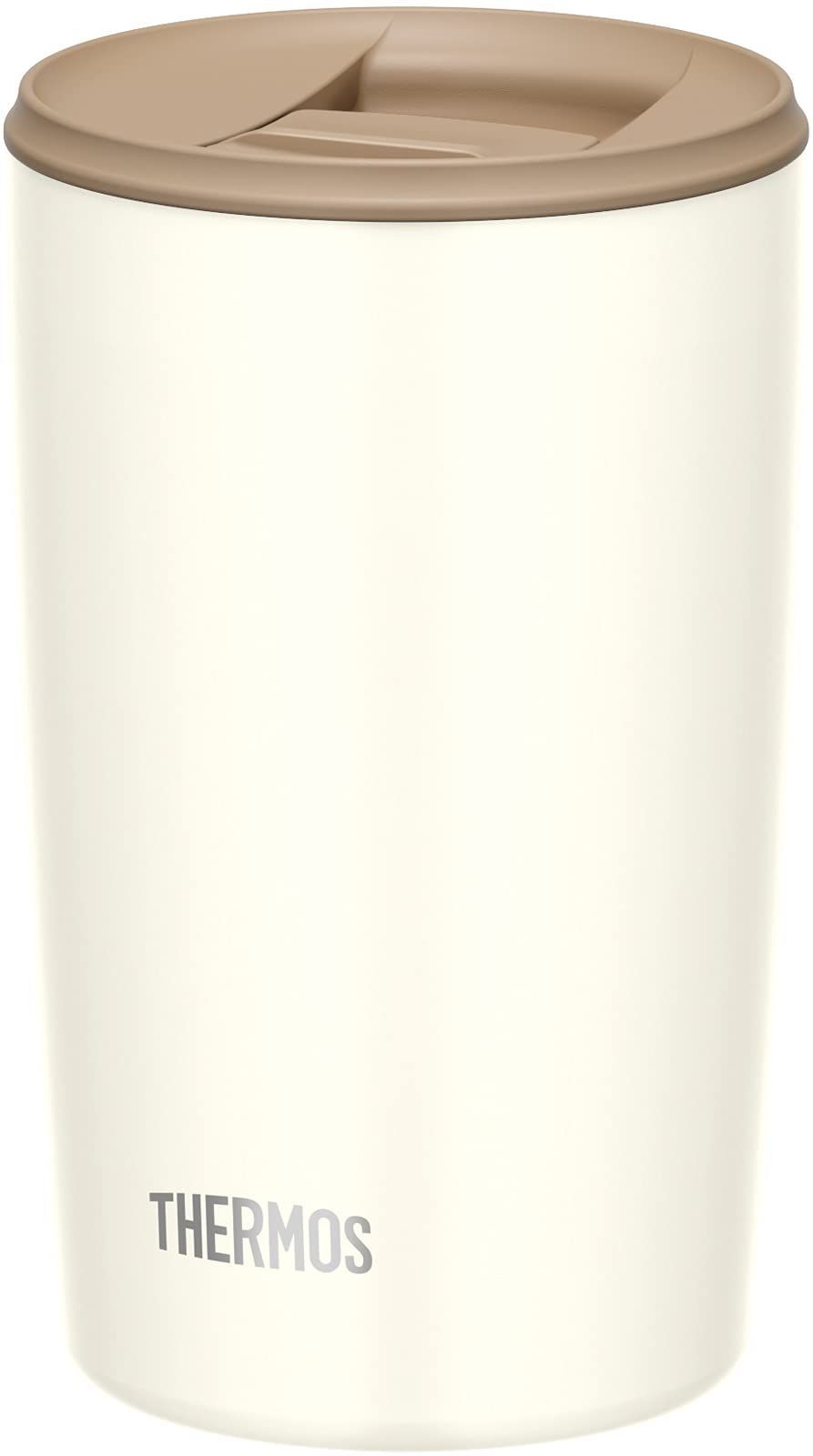 Size 400 ml_Color ホワイト サーモス 真空断熱タンブラー フタ付き 400ml ホワイト JDP-400 WH