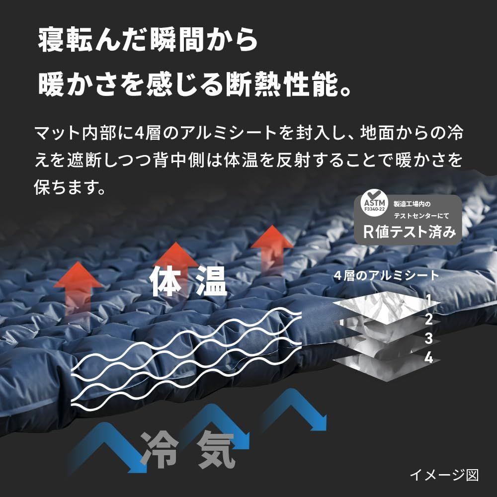 ウルトラライトエアマット アウトドア