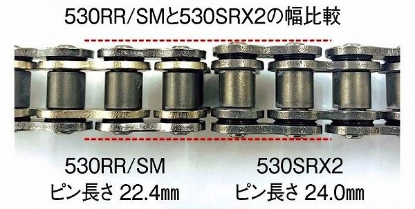 EKチェーン/江沼チェーン 薄型シールチェーン RR/SMシリーズ カワサキ