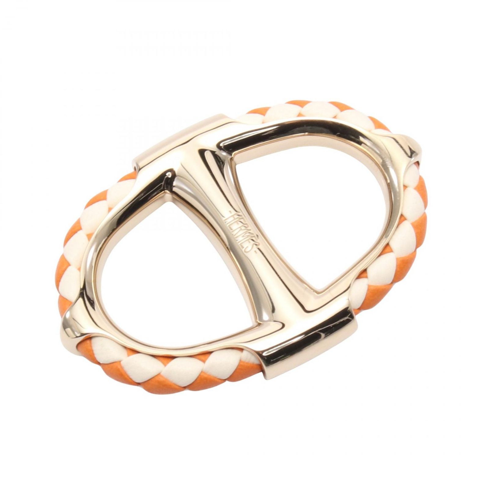 エルメス HERMES スカーフリング シェーヌダンクル トレッセ 90