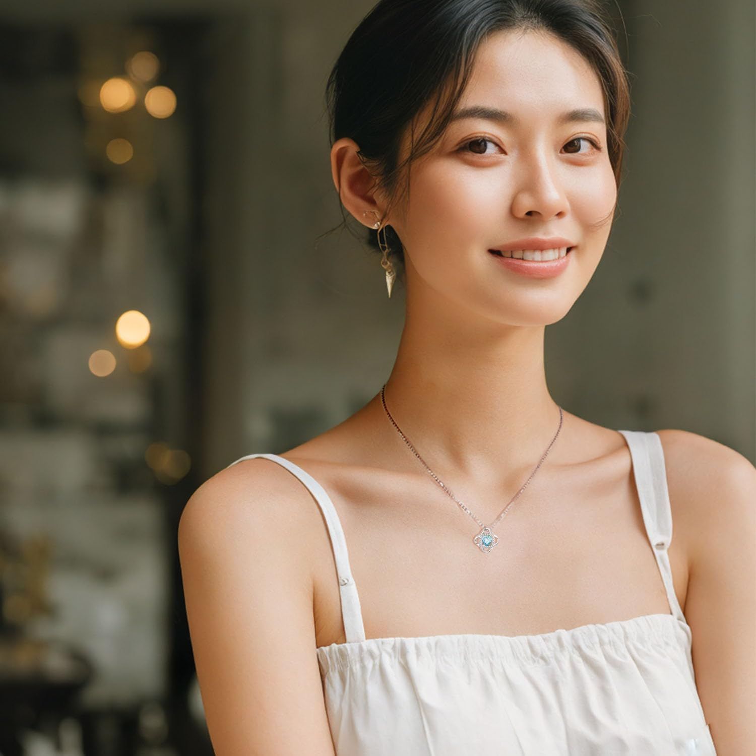 バッグ ラッピング用品付 プレゼント 誕生日 クリスマス ジュエリー 女性 ギフト お返し ホワイトデー S925 シルバー 終わりの愛 コンセプト 12ヵ月 レディース ネックレス 誕生石 AGVANA 日本の皆様に販売します!