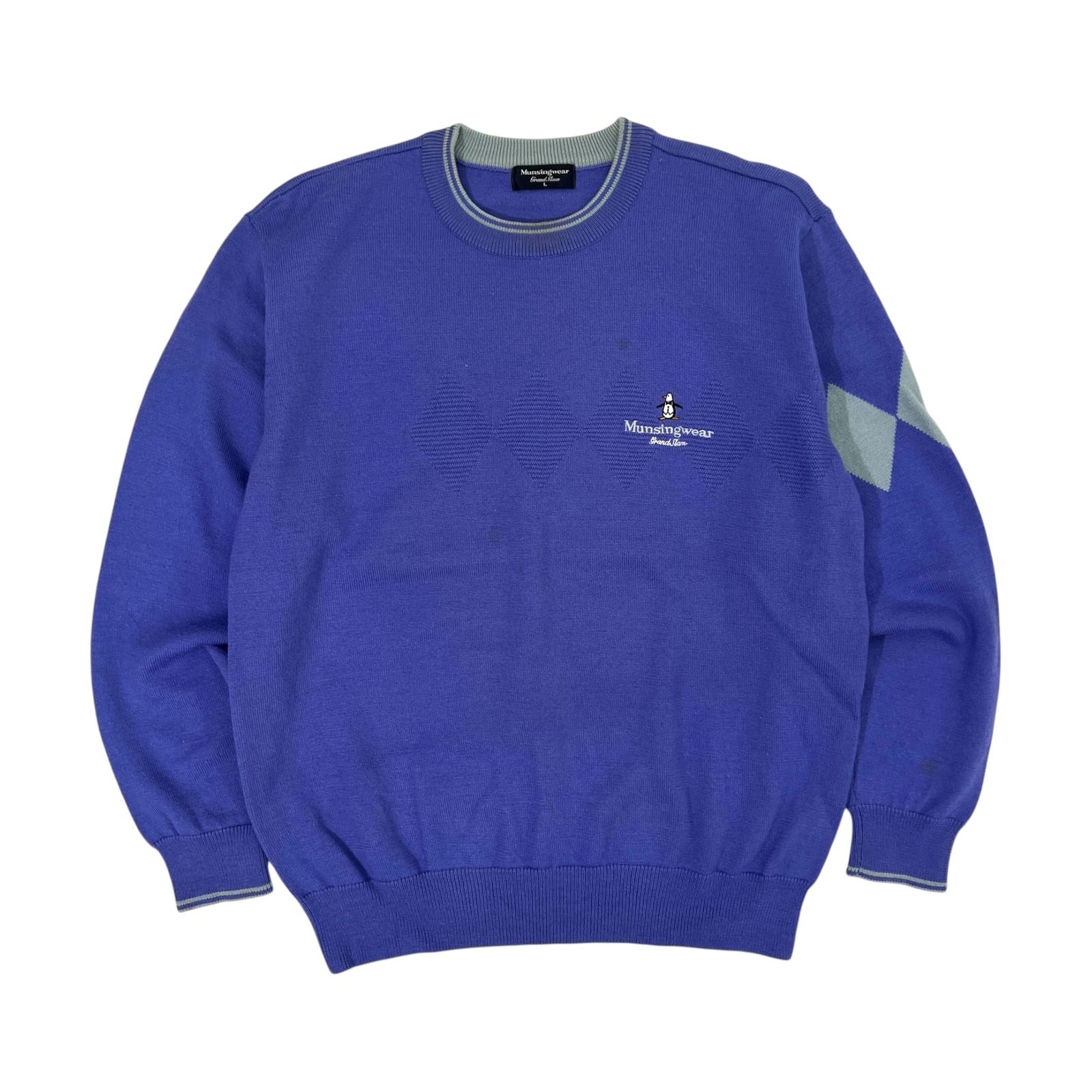 Munsingwear Grand Slam マンシングウェア アーガイル風 ニット 