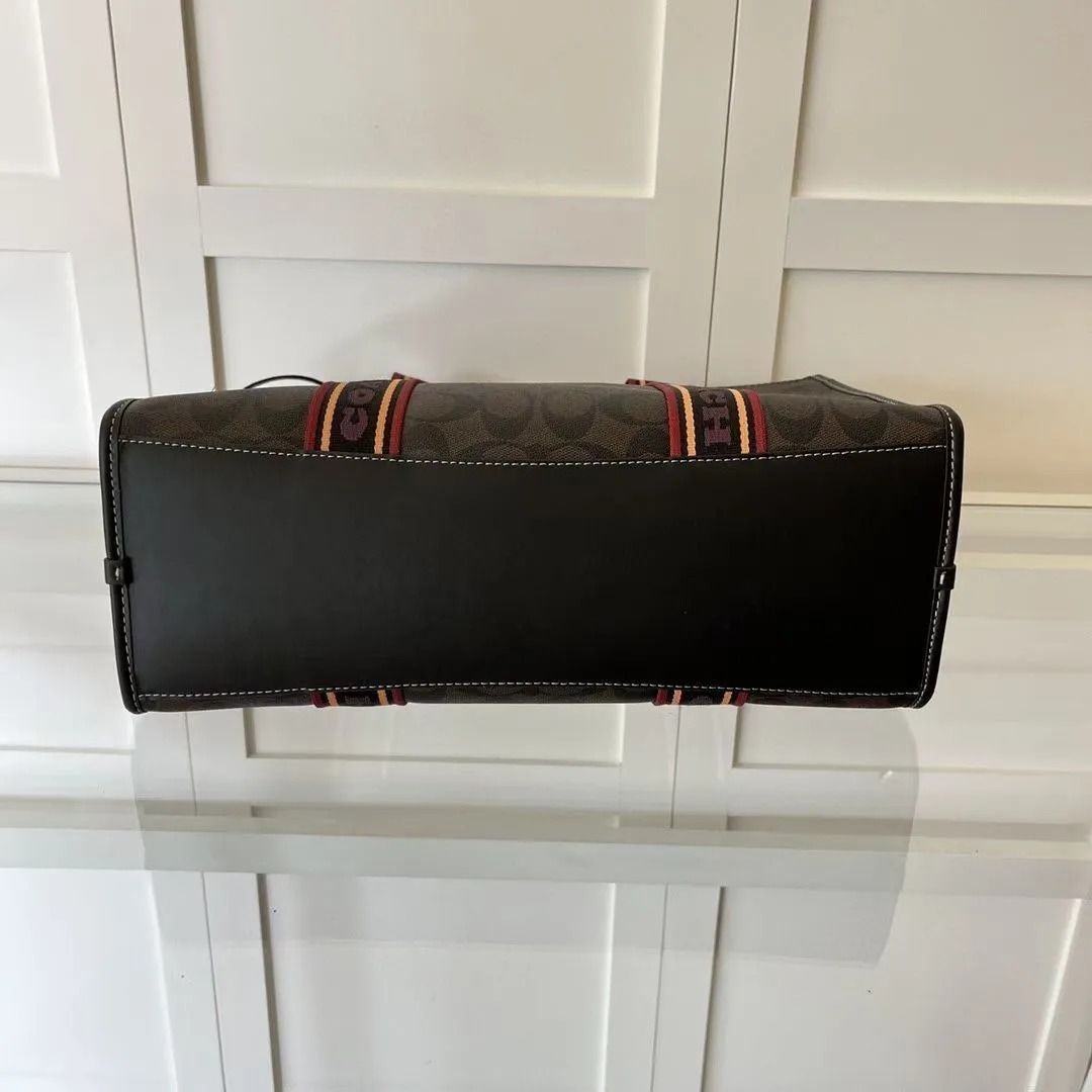 極美品】COACH コーチ トートバッグ チャーム付き 肩掛け 10124
