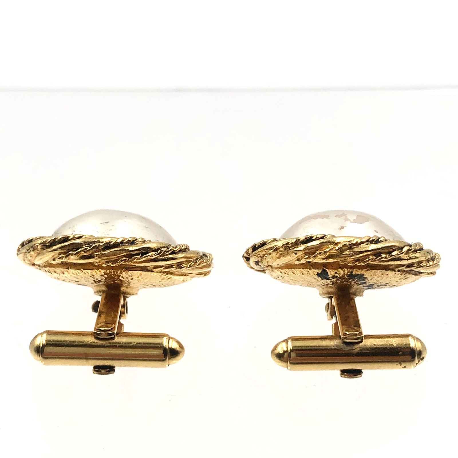 □希少□CHANEL シャネル マベパール カフスボタン カフリンクス