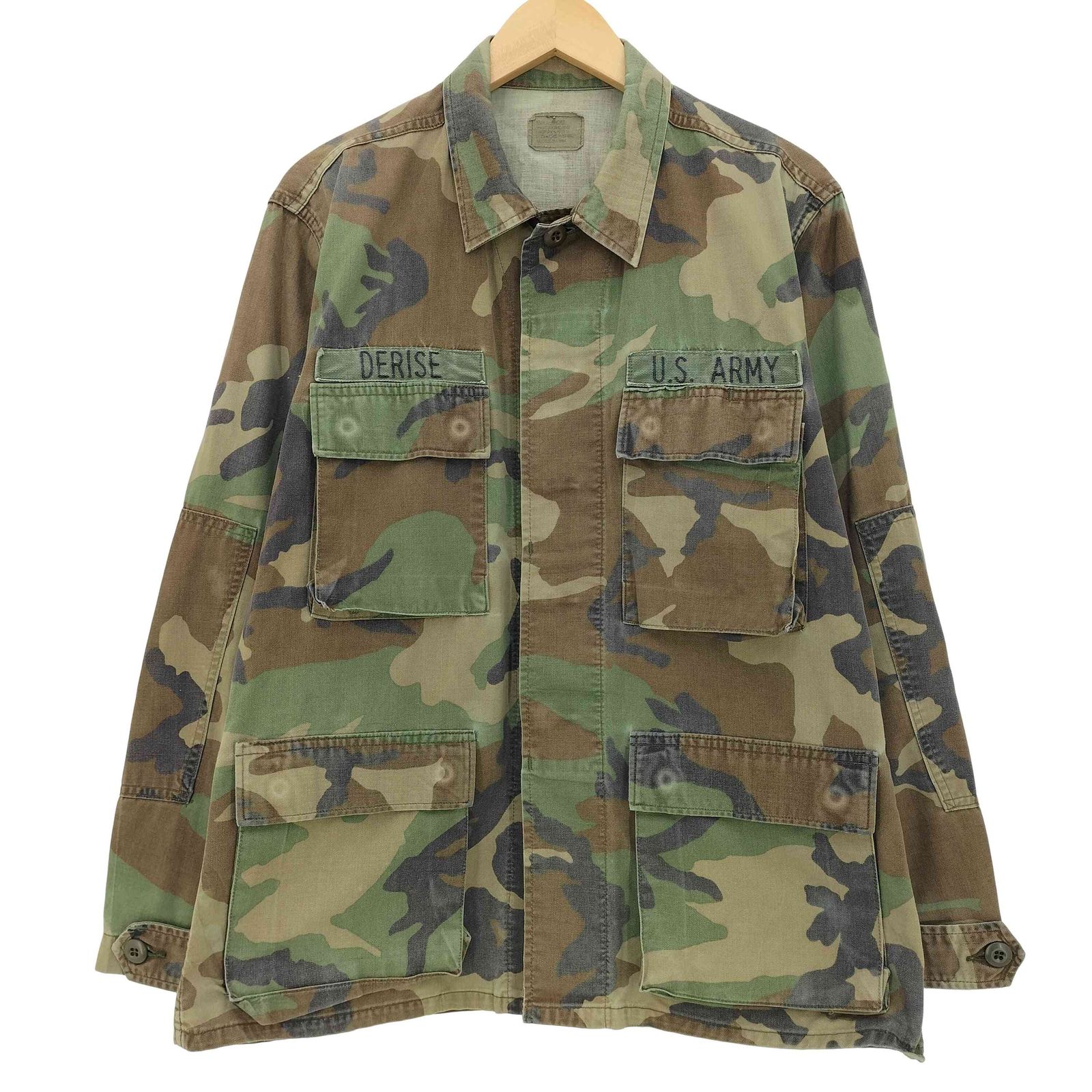 ユーエスアーミー U.S. ARMY Rip Stop Woodland Camo BDU Jacket 