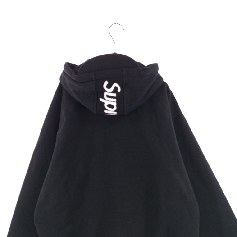 SUPREME ブラック パーカー フード 22AW SUPREME (シュプリーム) 22AW Brim Zip Up Hooded Sweatshirt ブリム
