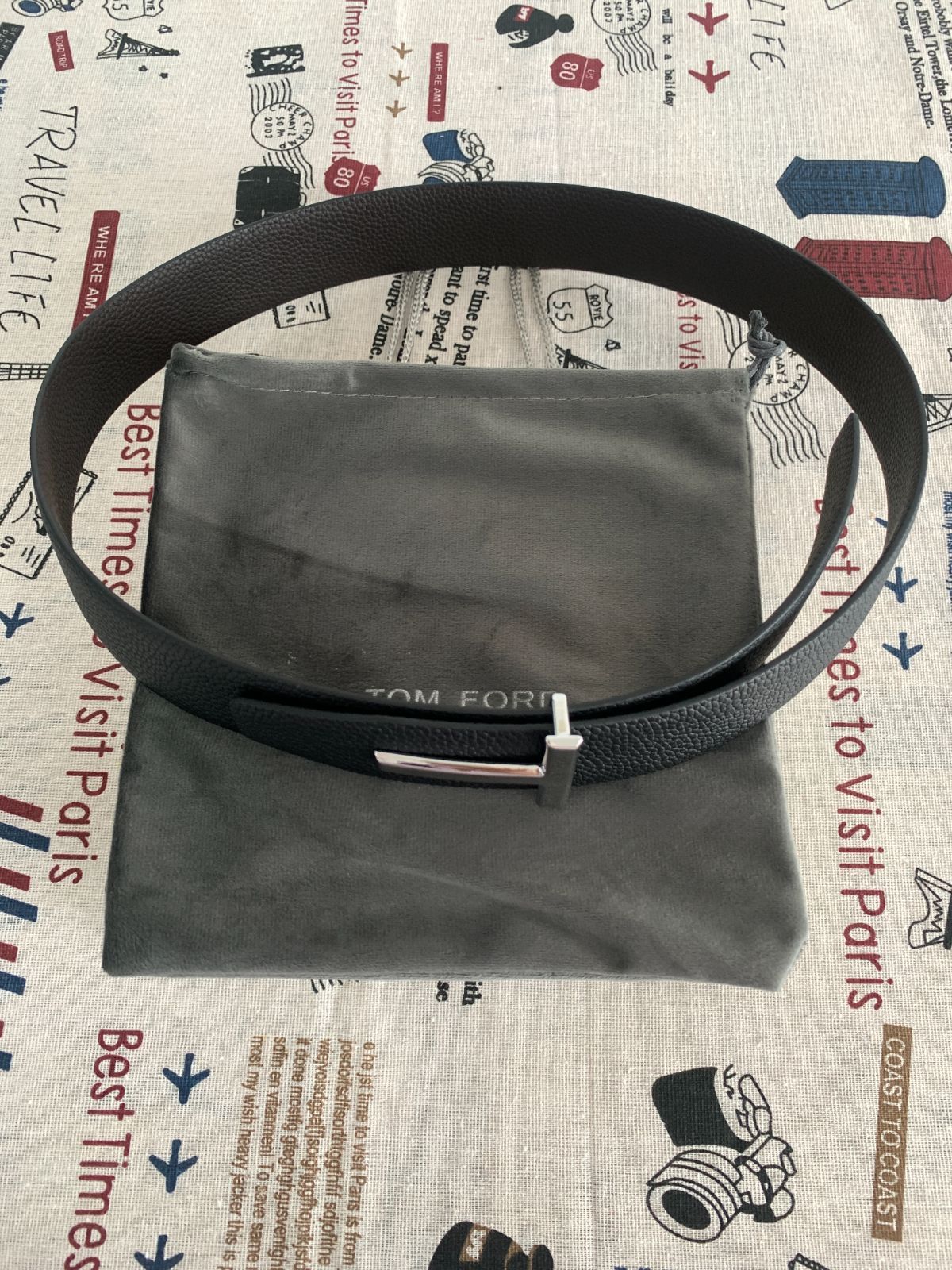 希少】メンズ TOM FORD ベルト リバーシブル 4.0幅【箱付き