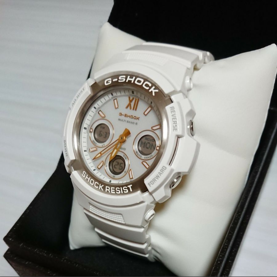 G-SHOCK5230 AWG-M100SGAホワイトゴールド - 腕時計(デジタル)