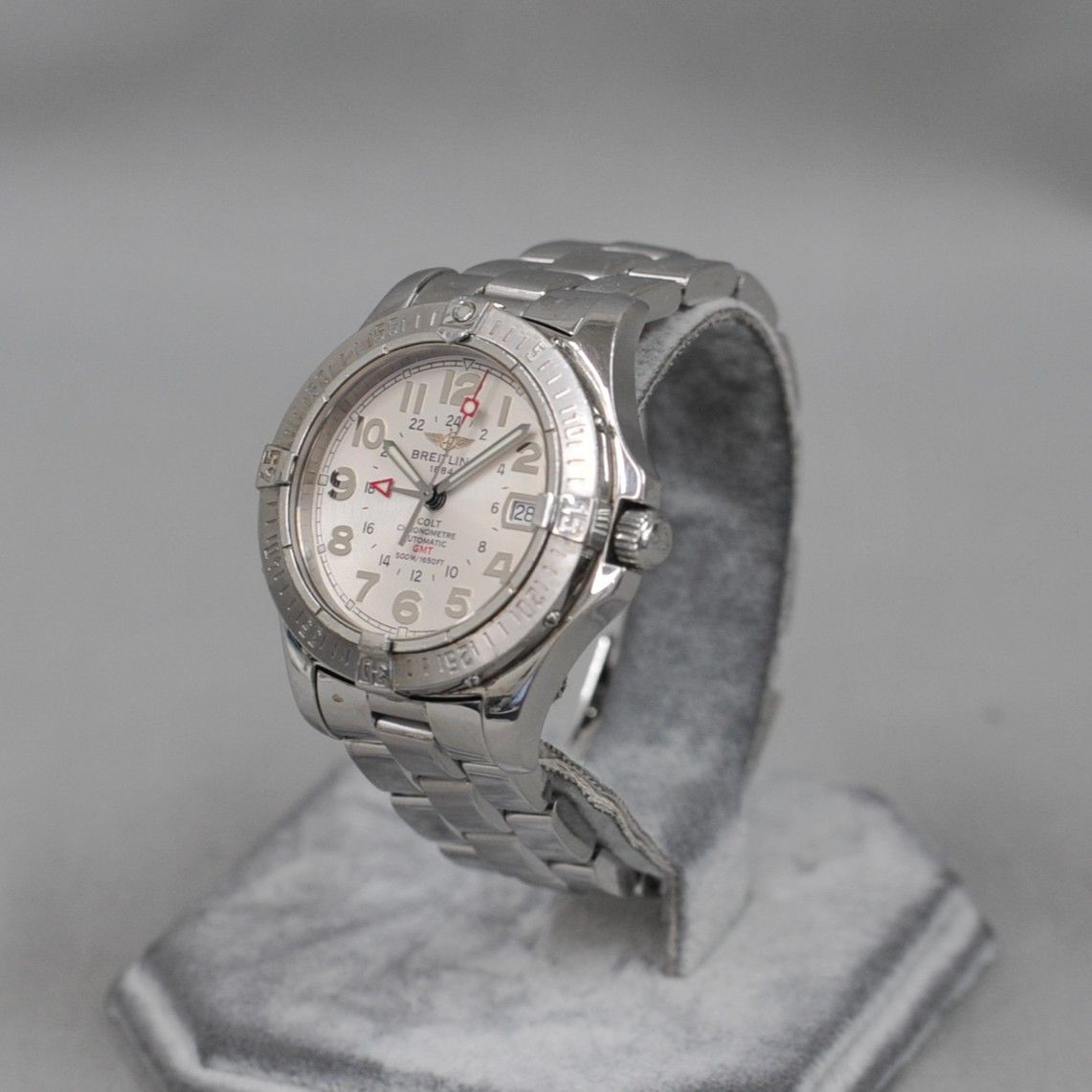 ブライトリング コルトGMT シルバー オートマチック A32350