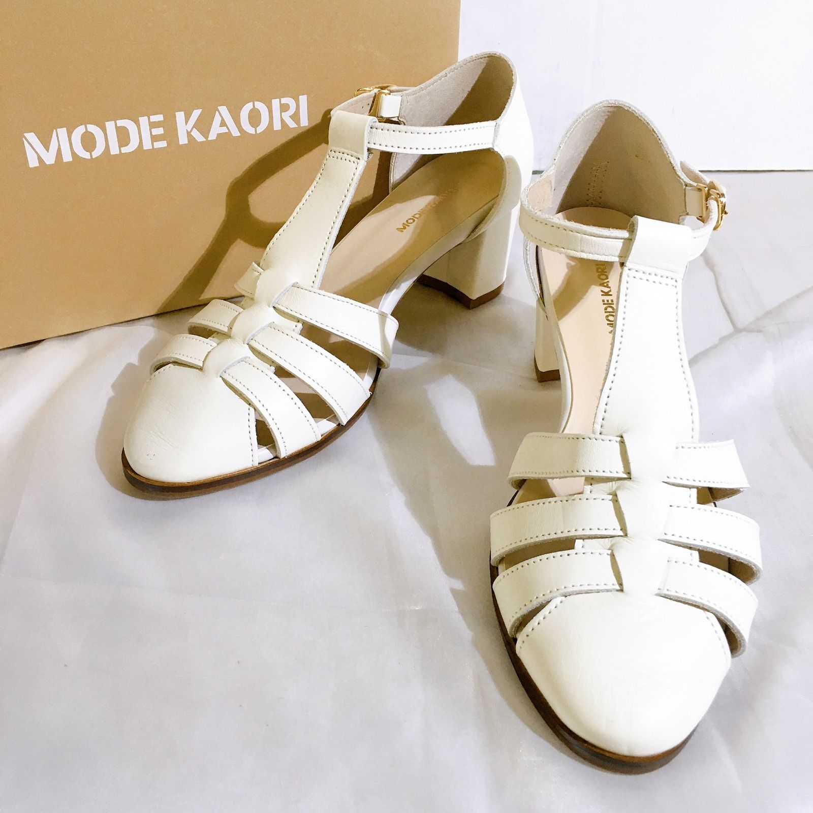 MODE KAORI モードカオリ ヒール サンダル グルカサンダル レディース