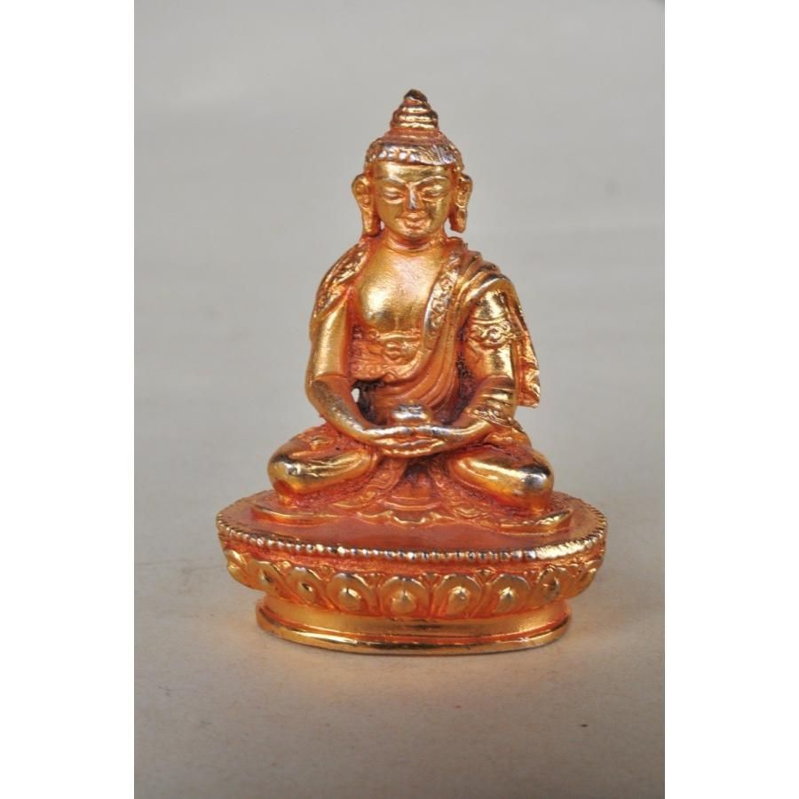 BE856 チベット仏　アミターバ　阿弥陀如来坐像　銅製　仏教美術 BE856 チベット仏 アミターバ 阿弥陀如来坐像 銅製 仏教美術