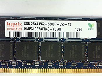 Hynix hmp31gp7afr4 C-Y5 8 Reg ECC 1.8 V ギガバイトサーバー DIMM DDR2 PC5300 (667) 2rx4 240 1024 mx72 512 MX4 の CL5 8 K