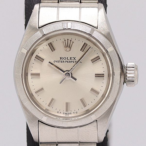 級 稼働 ロレックス オイスターパーペチュアル 6723 3332859 AT自動 シルバー レディース腕時計 0029810 10MGT MST ABC16710