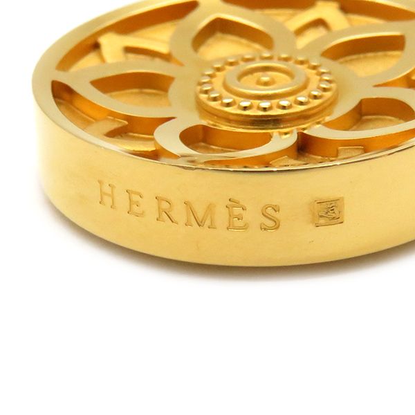 エルメス HERMES ネックレス ロータス 蓮の花モチーフ GP